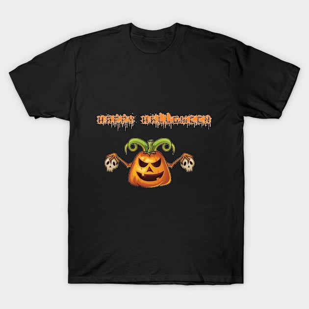 Happy Halloween Merch T-Shirt by DanielT_Designs